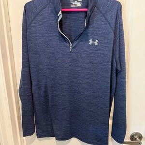 Under Armour Heathered Navy Quarter-Zip